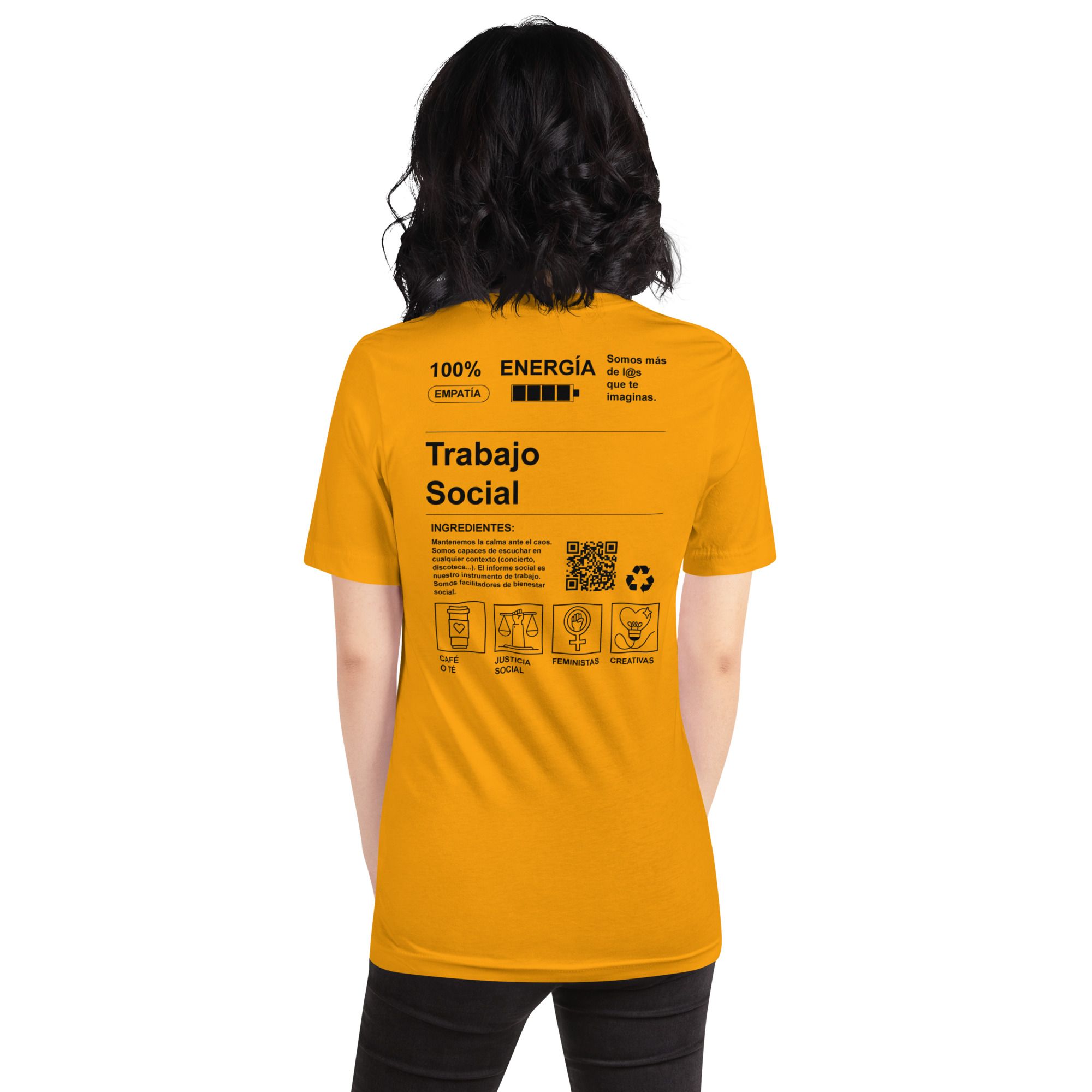 TRABAJO SOCIAL | Camiseta de manga corta unisex - Imagen 2
