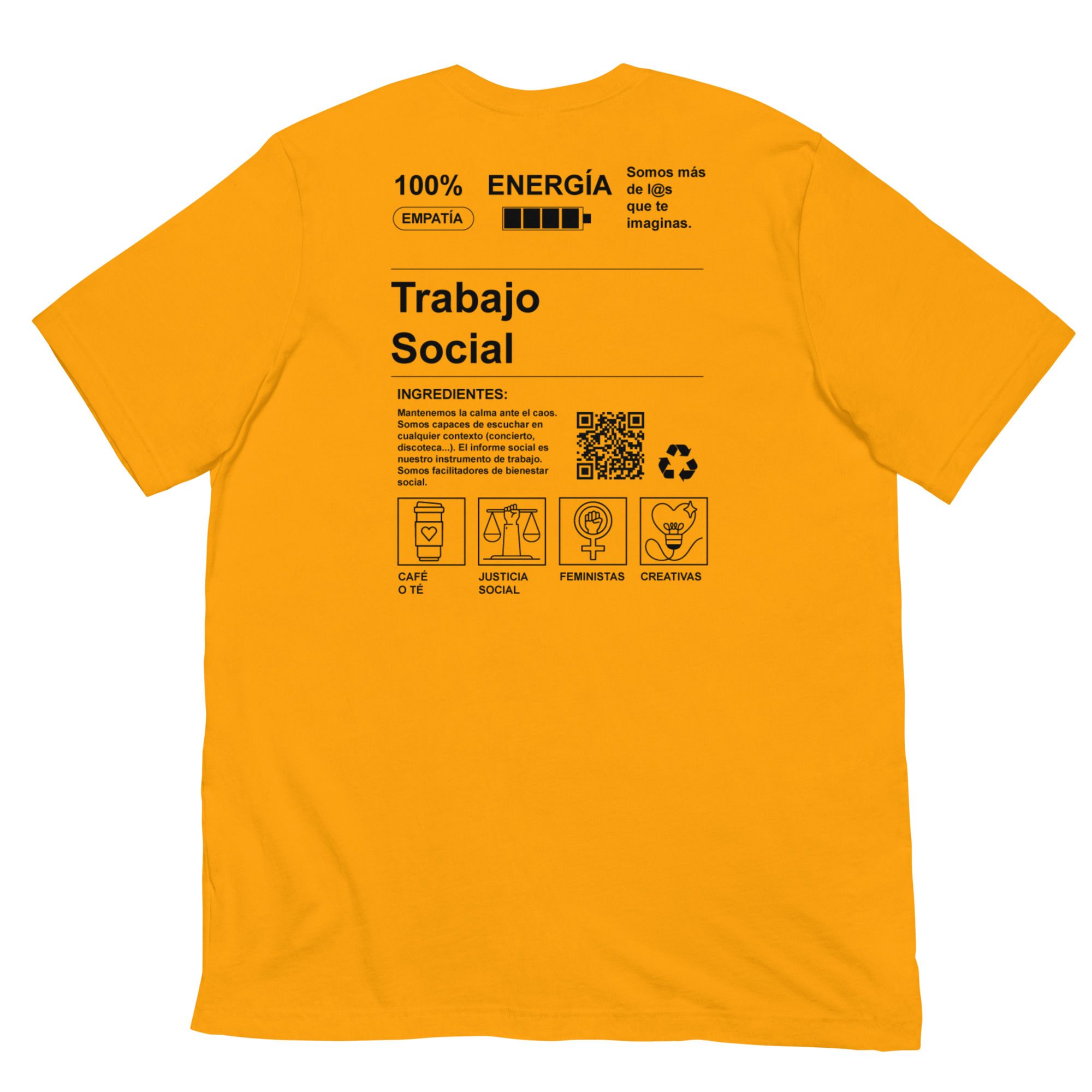 TRABAJO SOCIAL | Camiseta de manga corta unisex - Imagen 17