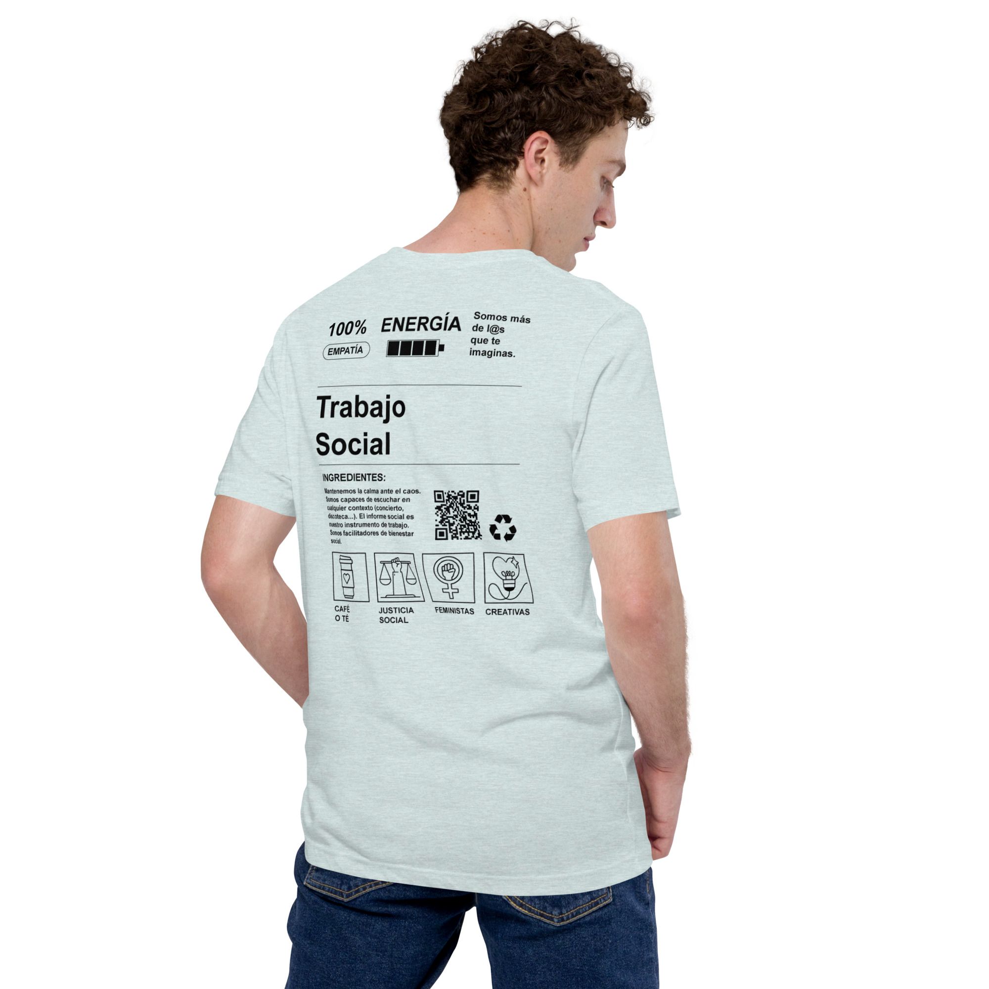 TRABAJO SOCIAL | Camiseta de manga corta unisex - Imagen 15