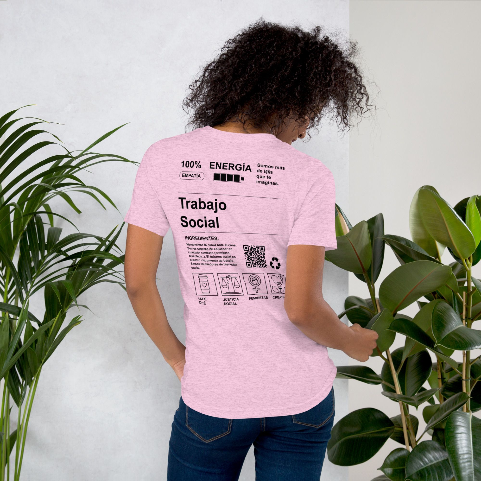 TRABAJO SOCIAL | Camiseta de manga corta unisex - Imagen 6