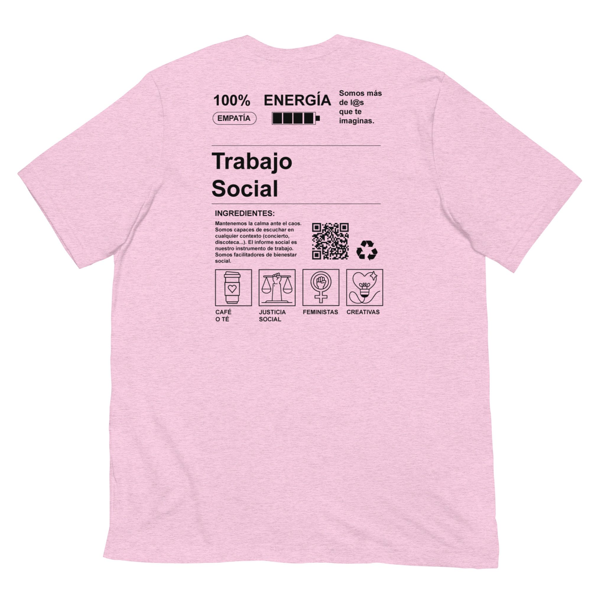 TRABAJO SOCIAL | Camiseta de manga corta unisex - Imagen 20