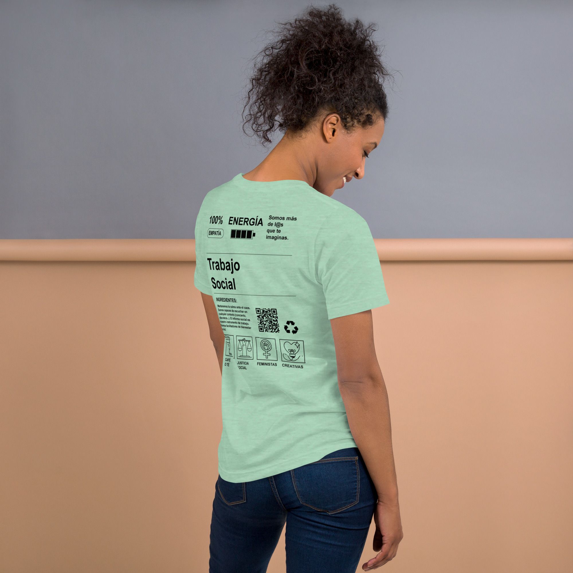 TRABAJO SOCIAL | Camiseta de manga corta unisex - Imagen 9