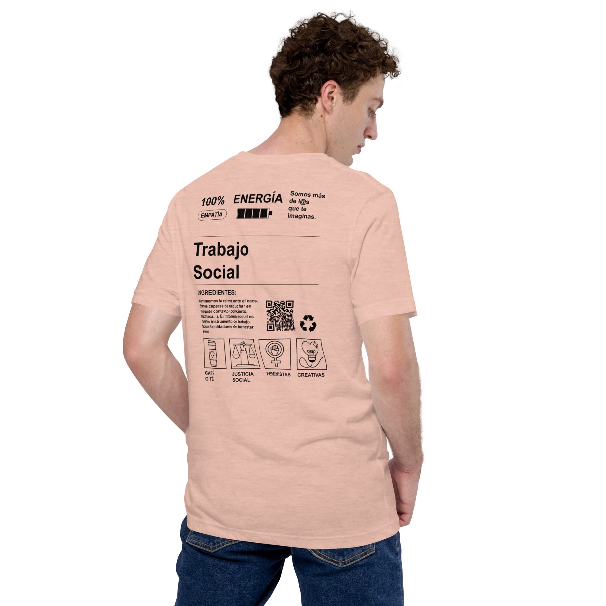TRABAJO SOCIAL | Camiseta de manga corta unisex - Imagen 11