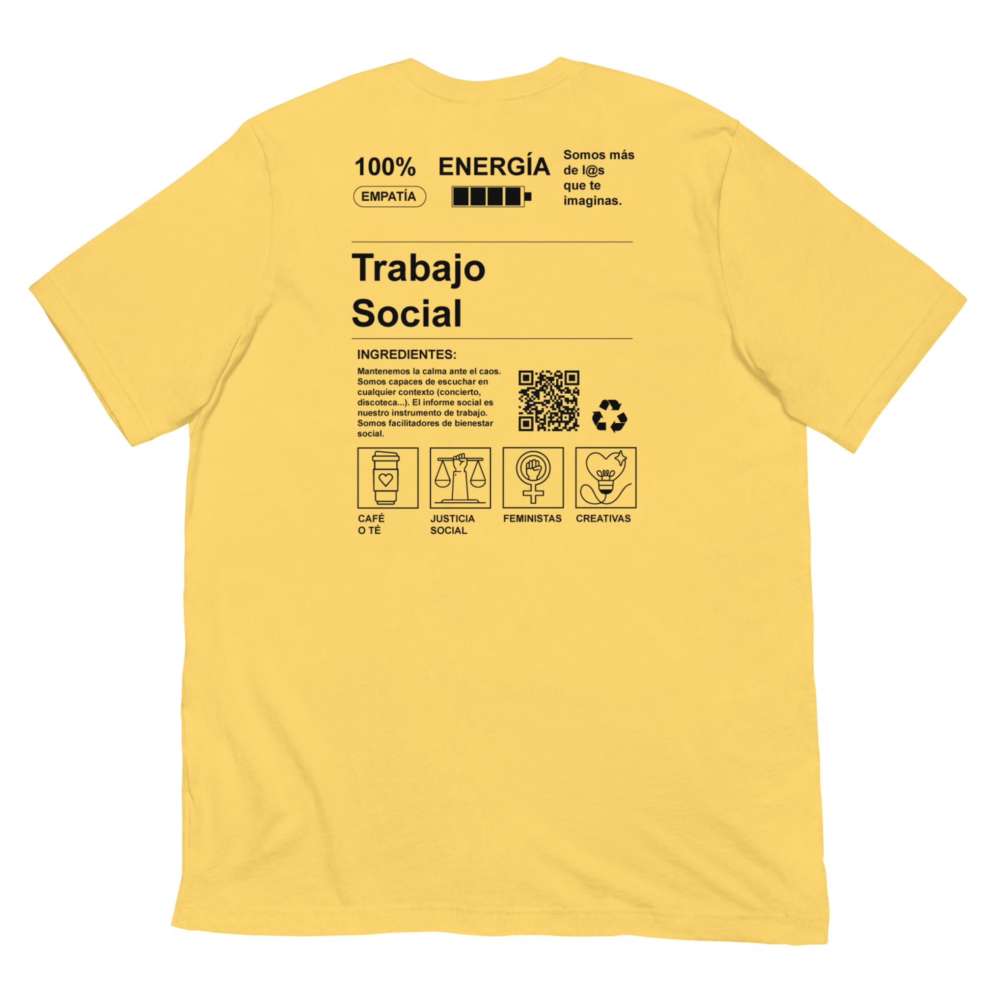 TRABAJO SOCIAL | Camiseta de manga corta unisex - Imagen 30