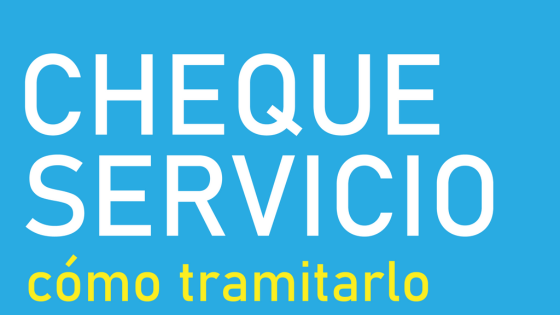 tramitar cheque servicio